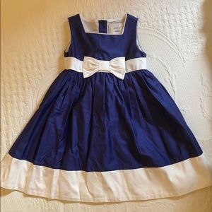 Gymboree 3T Navy and white dress Never Worn!